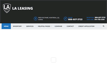 Tablet Screenshot of laleasing.com